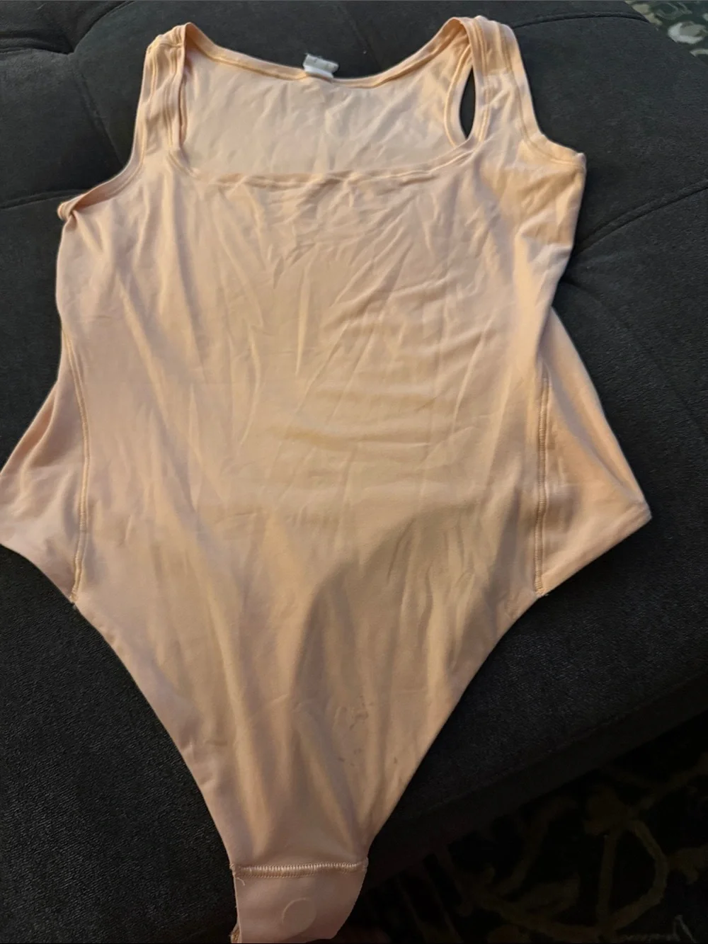 lululemon athletica Light Peach Tank Bodysuit